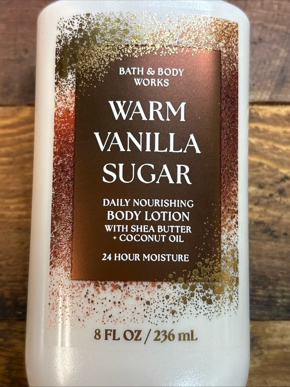 NEW Warm Vanilla Sugar Body Lotion 8 oz Bath & Body Works Nourishing Shea Butter